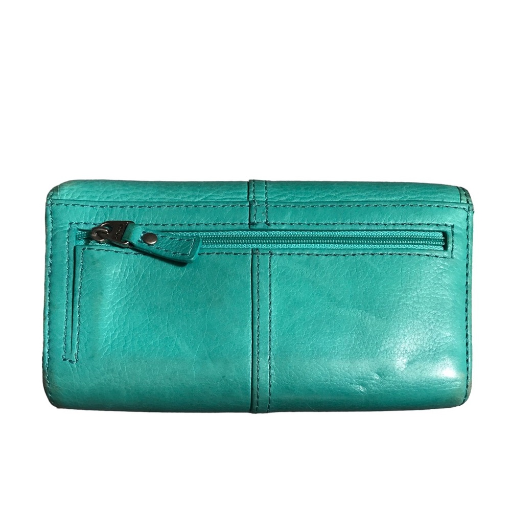 Turquoise Color Fossil Wallet - image 6